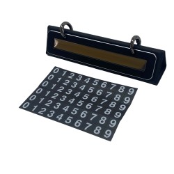 Black Temporary Parking Sign For Car Moving