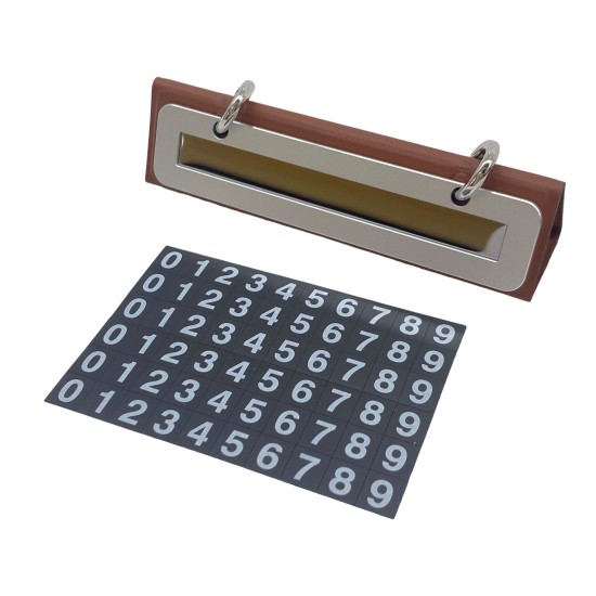 Brown Temporary Parking Sign For Car Moving