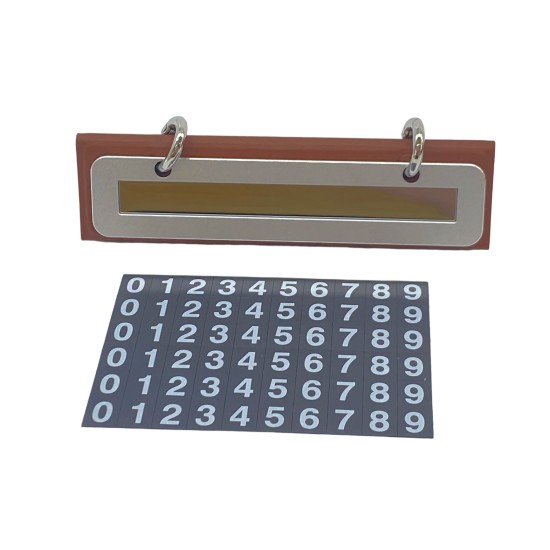 Brown Temporary Parking Sign For Car Moving