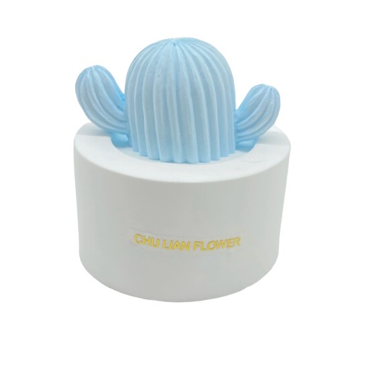Blue Fat Cactus Ornament Stone Cactus Succulent Car Aromatherapy Ornaments