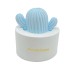 Blue Fat Cactus Ornament Stone Cactus Succulent Car Aromatherapy Ornaments