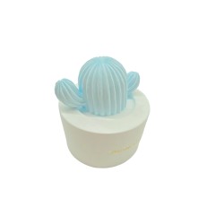 Blue Fat Cactus Ornament Stone Cactus Succulent Car Aromatherapy Ornaments