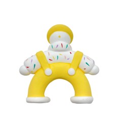 Yellow Overalls Man Car Perfume Air Conditioner Vent Clip