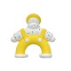 Yellow Overalls Man Car Perfume Air Conditioner Vent Clip