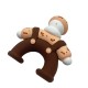 Little Man In Brown Overalls Car Perfume Air Conditioner Vent Clip