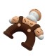 Little Man In Brown Overalls Car Perfume Air Conditioner Vent Clip