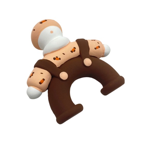 Little Man In Brown Overalls Car Perfume Air Conditioner Vent Clip