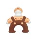 Little Man In Brown Overalls Car Perfume Air Conditioner Vent Clip
