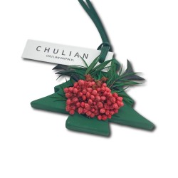 Christmas Green Christmas Tree Dried Flower Aromatherapy Pendant