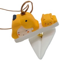 White Paper Airplane Pendant For Girls