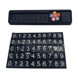 Seven-Color Flower Temporary Parking Sign Ornament