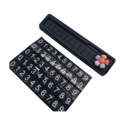 Seven-Color Flower Temporary Parking Sign Ornament