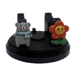 Scarf Bear Smiley Flower Car Navigation Phone Holder
