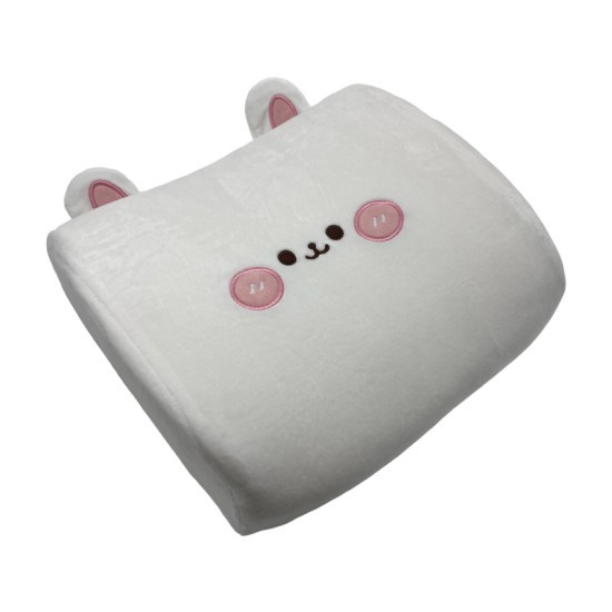 Plush Memory Foam Lumbar Support Square Rabbit