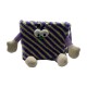 Monster Storage Bin - Purple Stripes