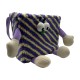 Monster Storage Bin - Purple Stripes