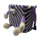 Monster Storage Bin - Purple Stripes