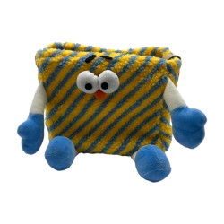Monster Storage Bin - Yellow Stripes