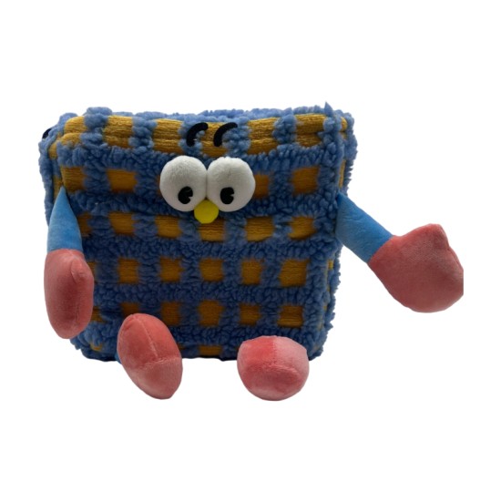 Monster Storage Bin - Blue Stripes