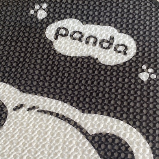 Honeycomb Naughty Panda Cushion Front Row