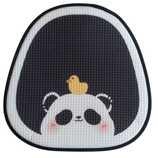 Honeycomb Naughty Panda Cushion Front Row