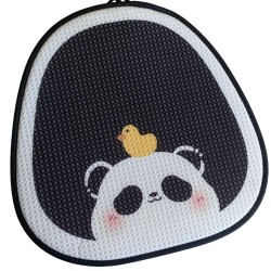 Honeycomb Naughty Panda Cushion Front Row