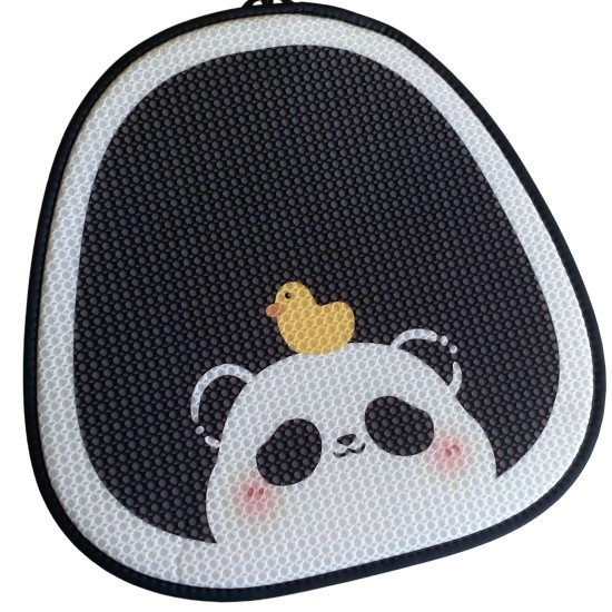 Honeycomb Naughty Panda Cushion Front Row