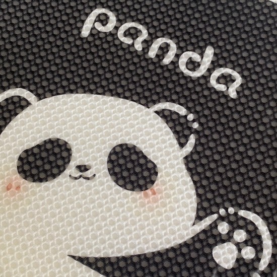 Honeycomb Naughty Panda Seat Cushion Back