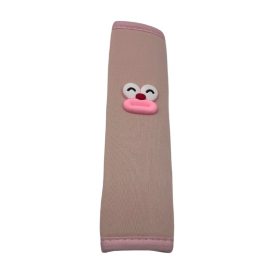 Ice Silk Powder Shoulder Pad Pink Big Mouth Pair