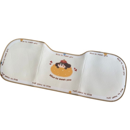 Honeycomb Bow Hat Puppy Seat Cushion Back