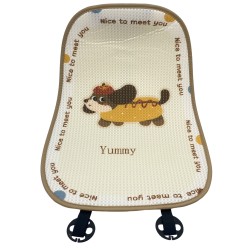Honeycomb Bow Hat Puppy Cushion Backrest