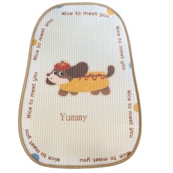 Honeycomb Bow Hat Puppy Cushion Backrest