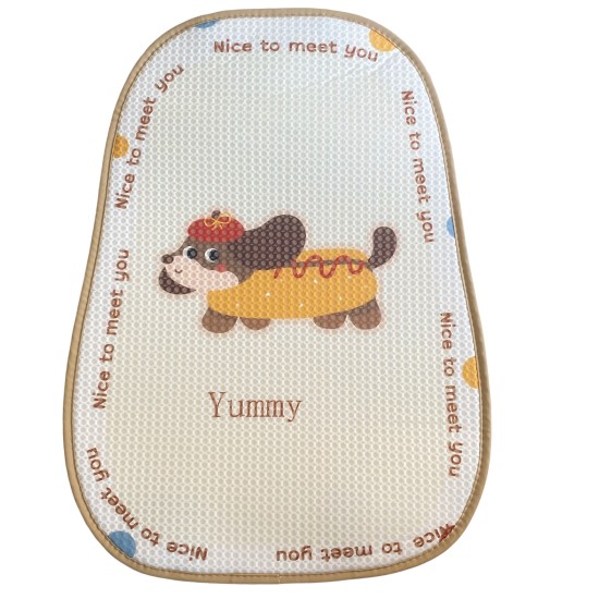 Honeycomb Bow Hat Puppy Cushion Backrest