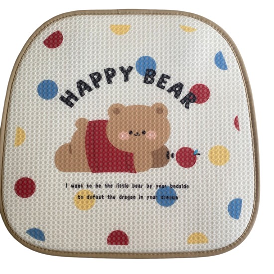 Honeycomb Bear Cushion Front Row