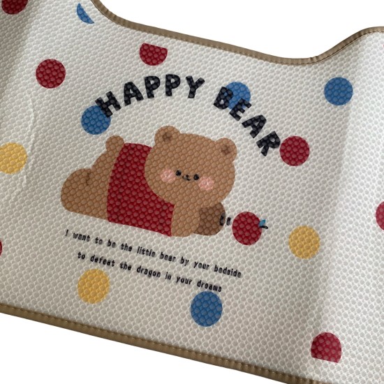 Honeycomb Bear Cushion Back Seat