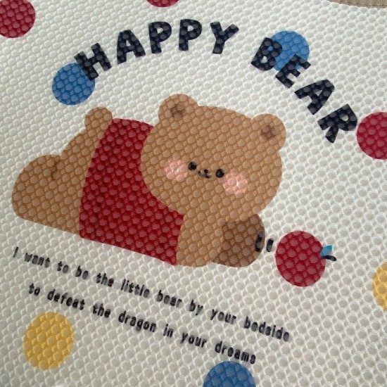 Honeycomb Bear Cushion Back Seat