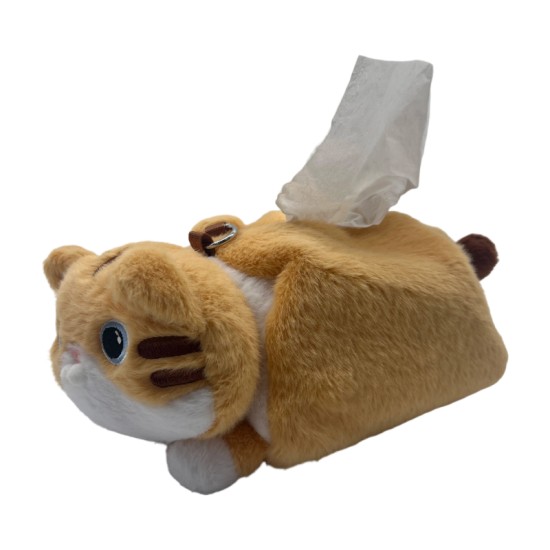Orange Cat Tissue Box