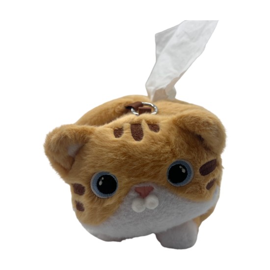 Orange Cat Tissue Box