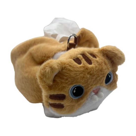 Orange Cat Tissue Box
