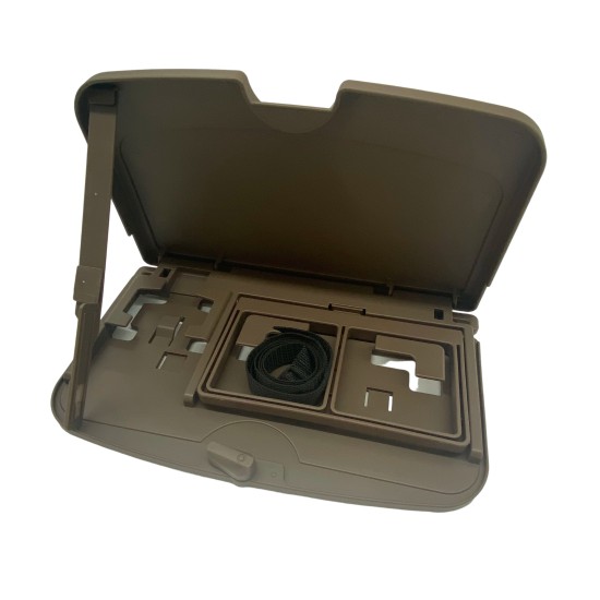 Brown Car Rear Seat Back Foldable Small Dining Table
