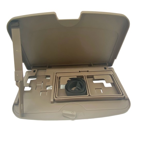 Brown Car Rear Seat Back Foldable Small Dining Table