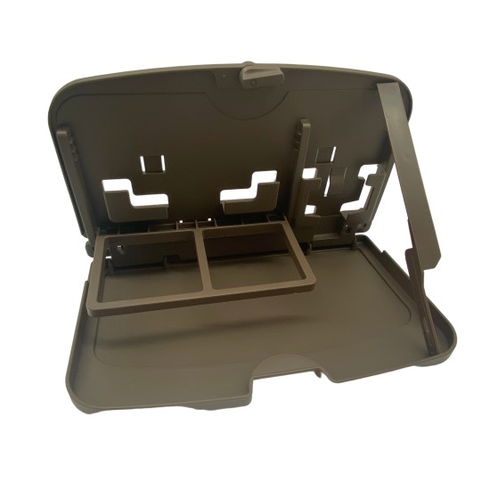 Brown Car Rear Seat Back Foldable Small Dining Table