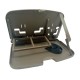 Brown Car Rear Seat Back Foldable Small Dining Table