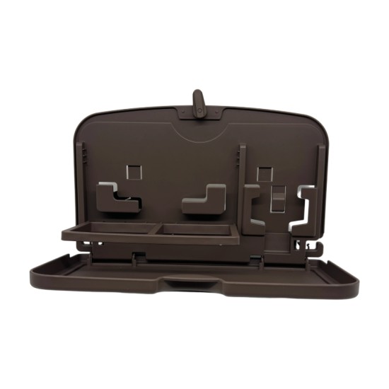 Black Car Rear Seat Back Foldable Small Dining Table