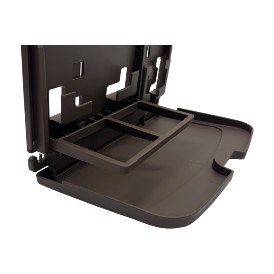 Black Car Rear Seat Back Foldable Small Dining Table