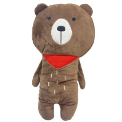 Brown Bear Children's Seat Belt Adjustment Doll Car Shoulder Guard