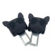 Black Sunglasses Dog Car Seat Belt Clip Holder